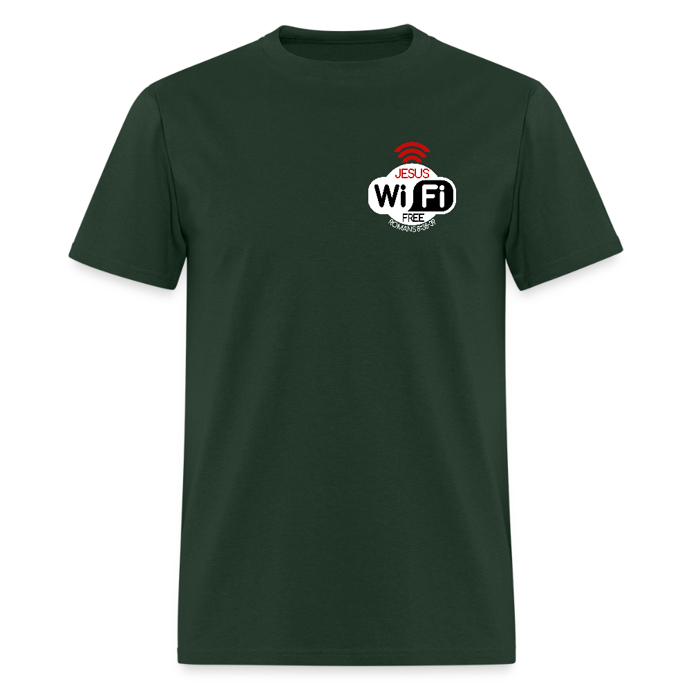 Jesus Strong Wireless Connection - forest green