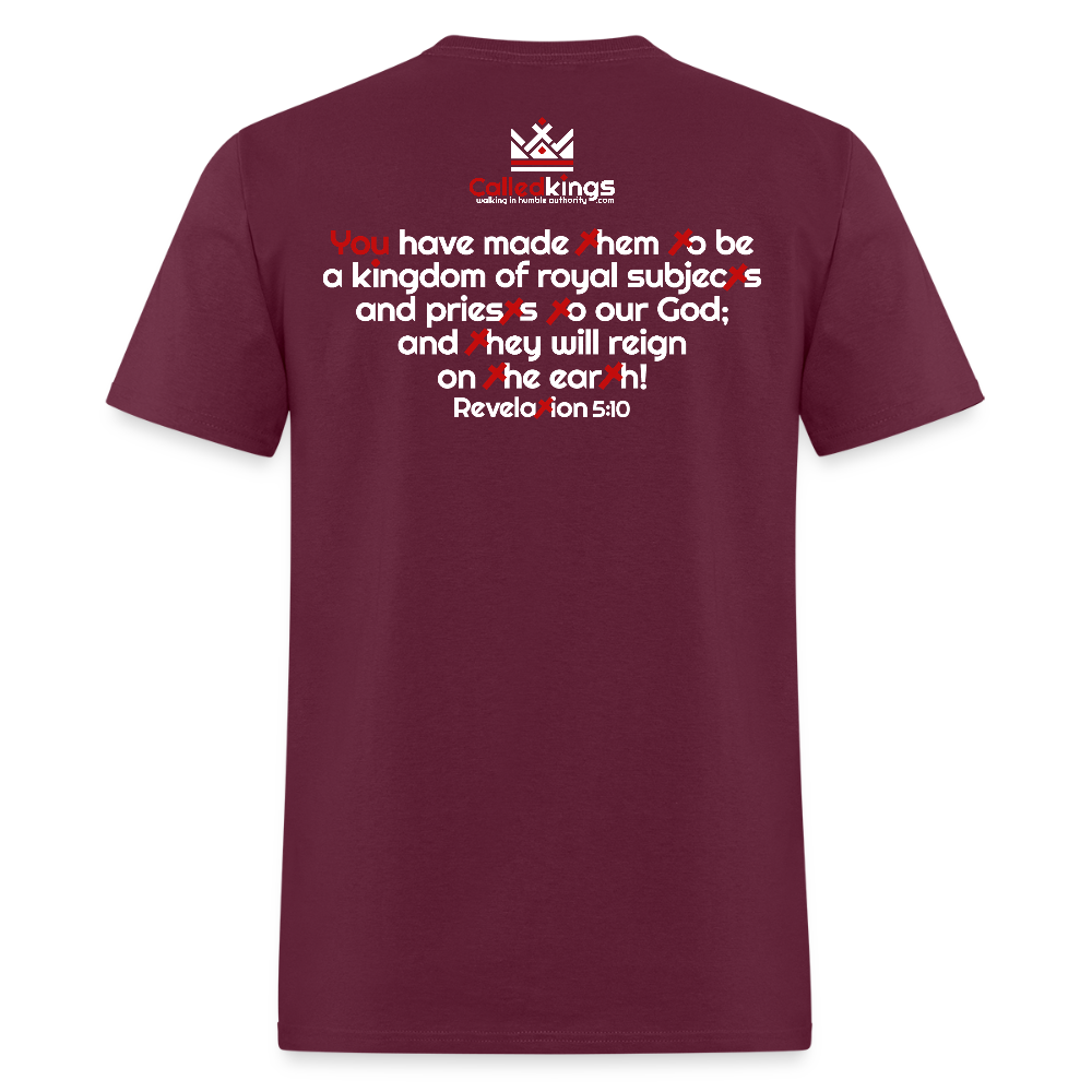 I Am Called a King 3 - burgundy