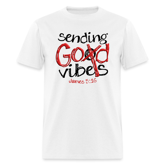 Sending God Vibes - white