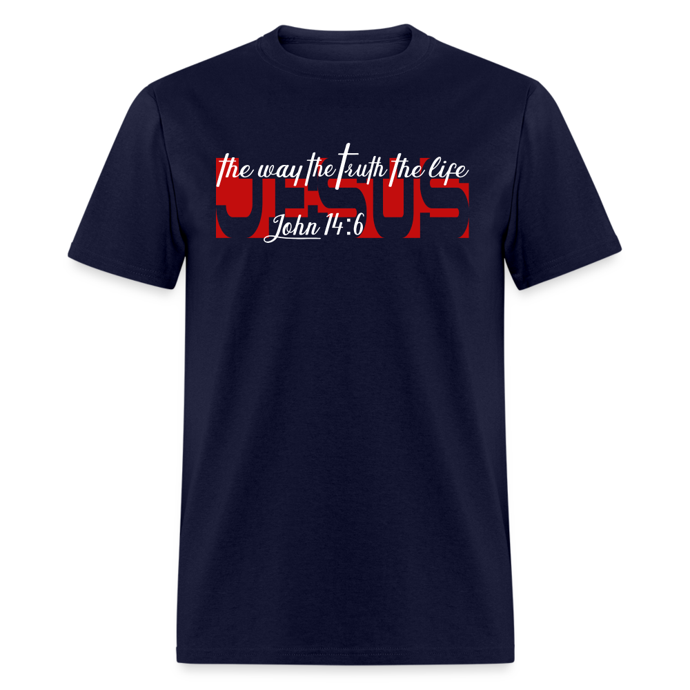 Jesus the Way Truth Life - navy