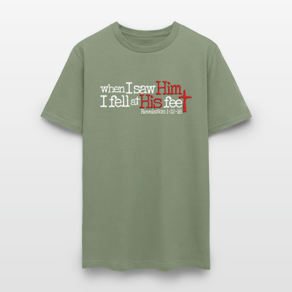 I Fell at His Feet - military green