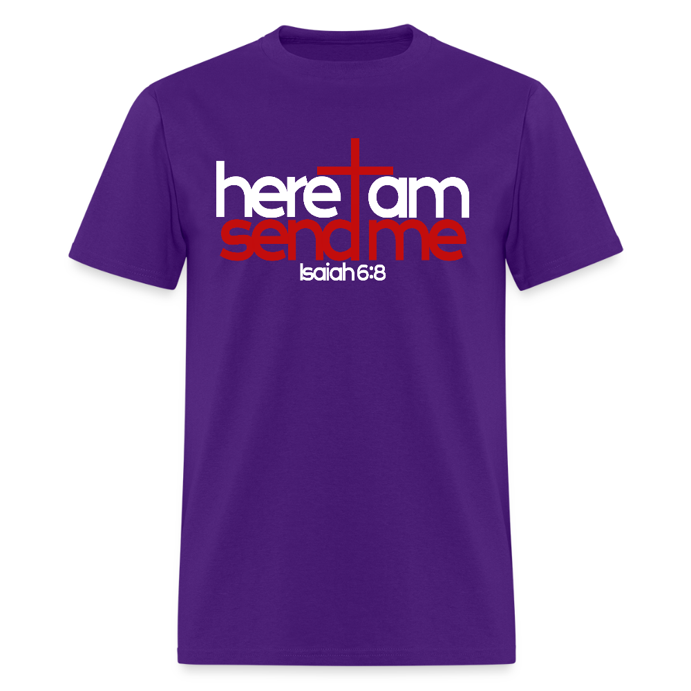Here I am, send me - purple