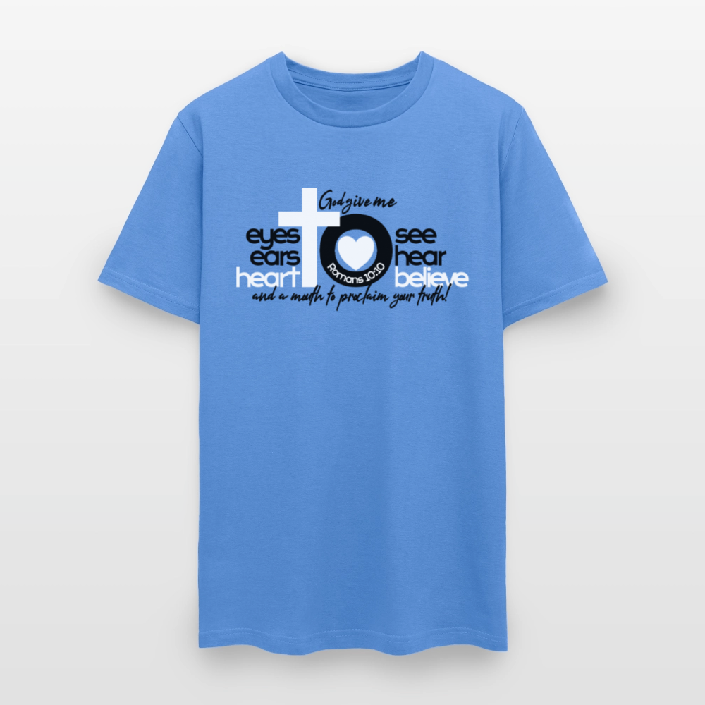 Eyes Ears Heart - carolina blue