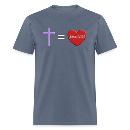 Cross = Love - denim