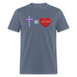 Cross = Love - denim