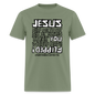Jesus Flipped - military green