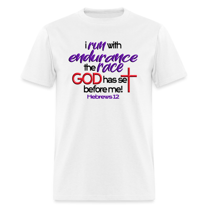Run With Endurance - white