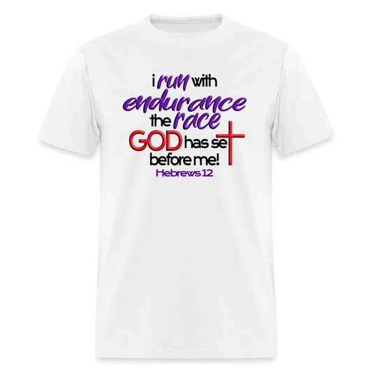 Run With Endurance - white