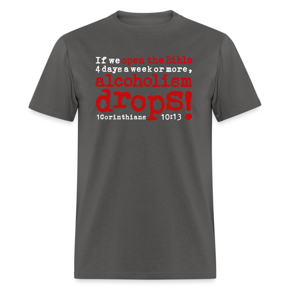 Open Bible Alcoholism Drops - charcoal