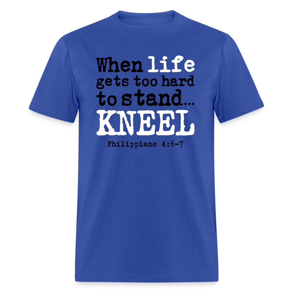 Kneel - royal blue