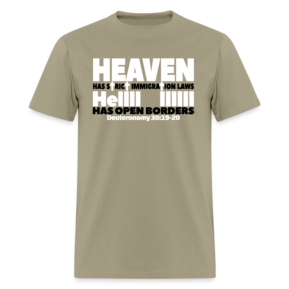 Heaven Has Strict Immigration Laws - khaki