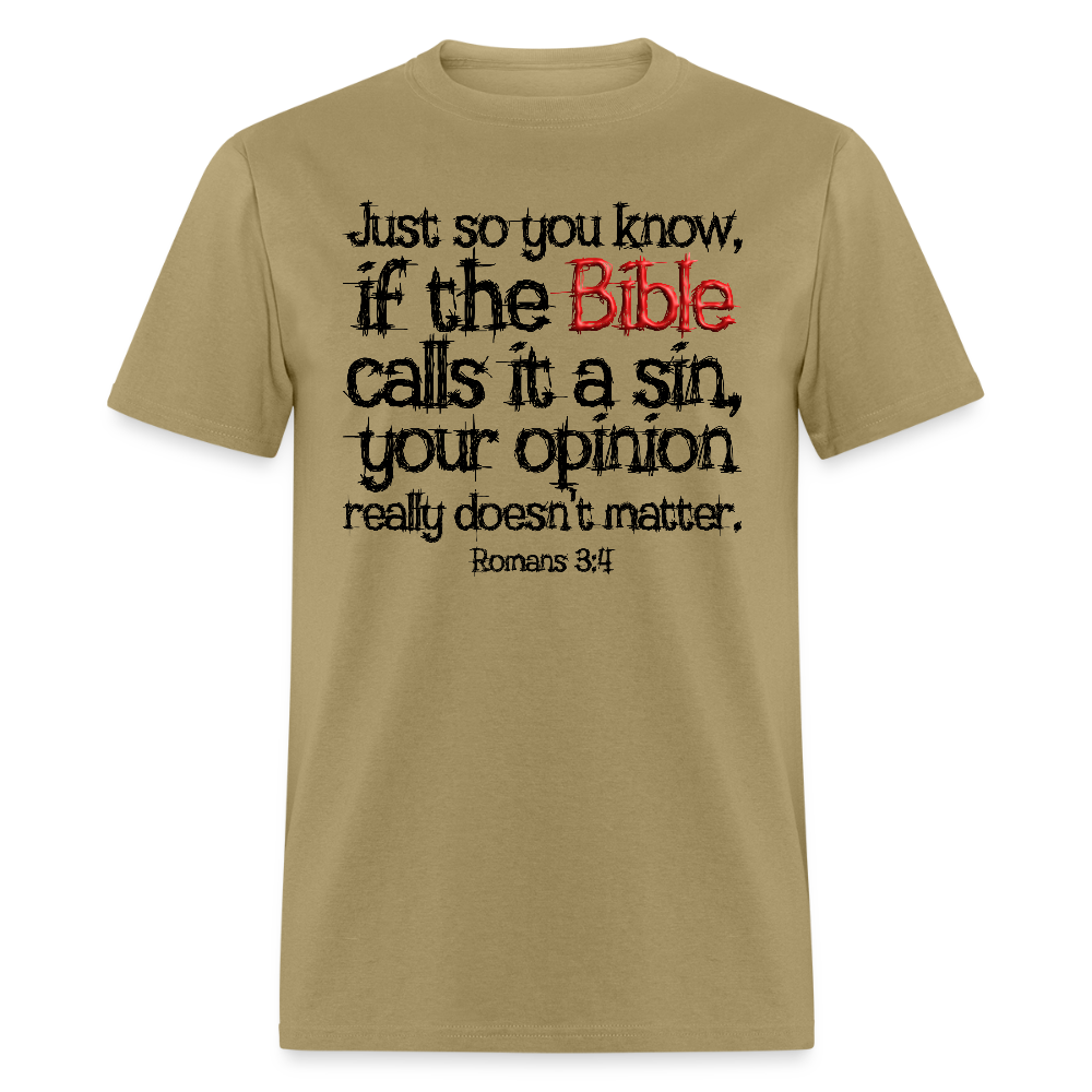 If the Bible Calls it a Sin - khaki