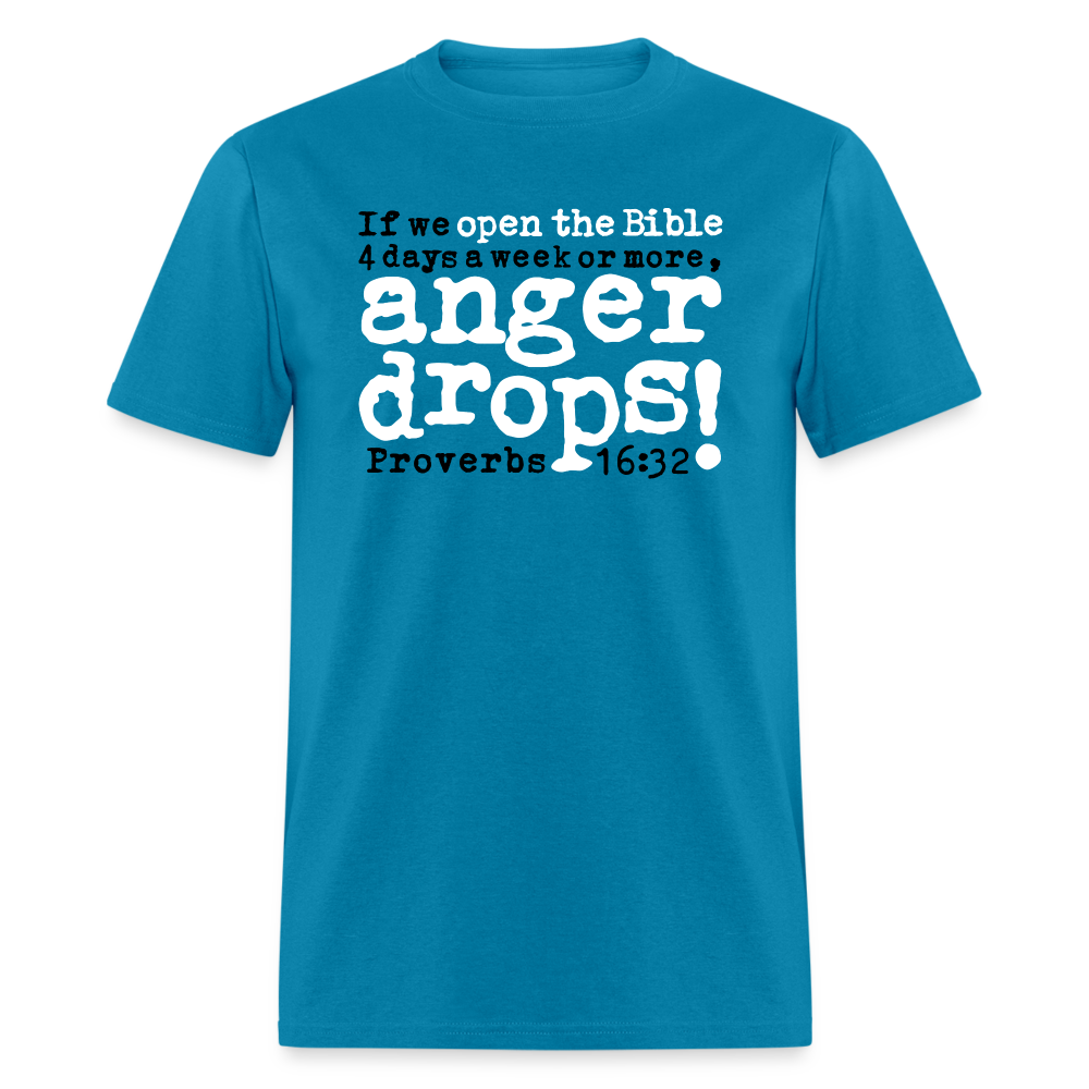 Open Bible Anger Drops - turquoise