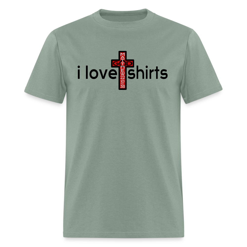 I Love T Shirts - sage