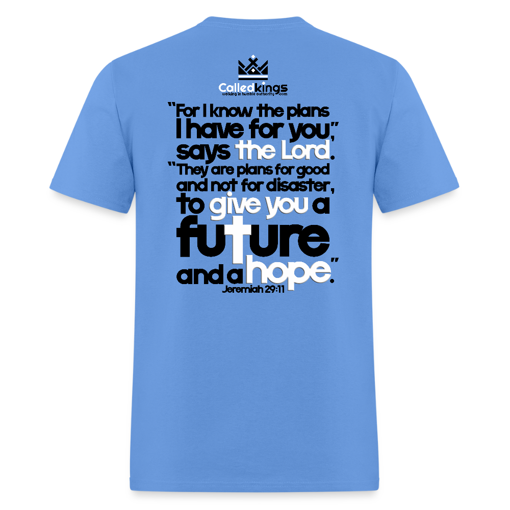 He Knows Expect Victory - carolina blue