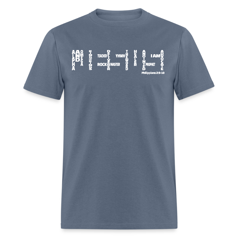 Jesus Names - denim