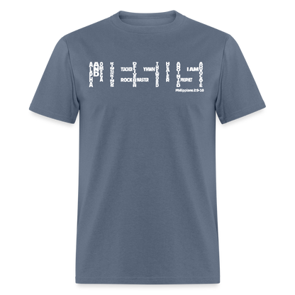 Jesus Names - denim