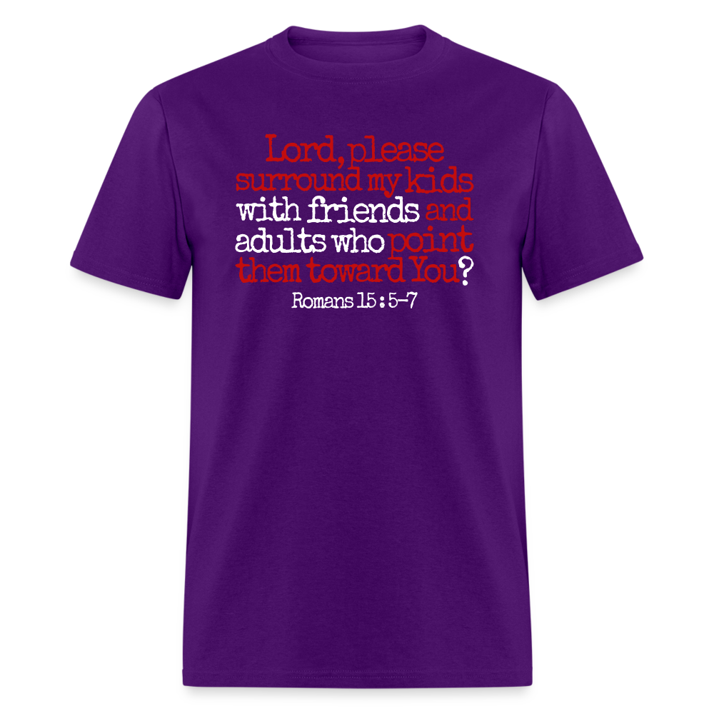 Lord, Please Surround My Kids - purple