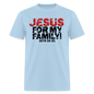 Jesus for My Family - powder blue