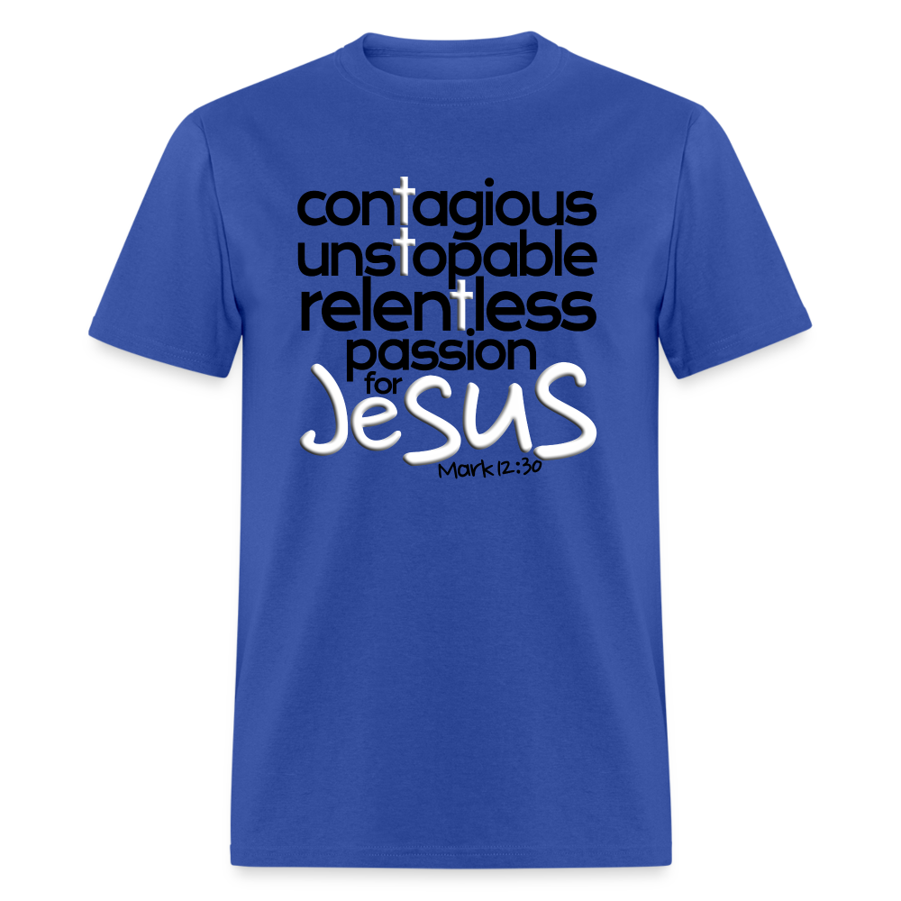 Passion for Jesus - royal blue