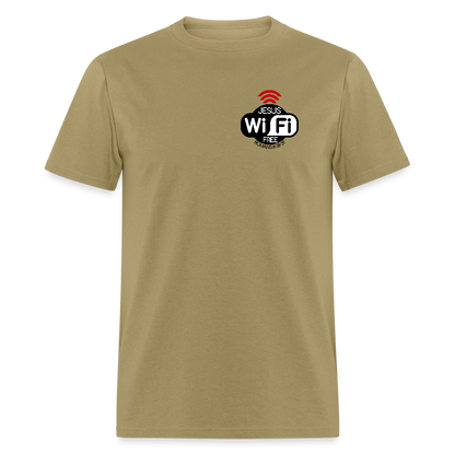 Jesus Strong Wireless Connection - khaki