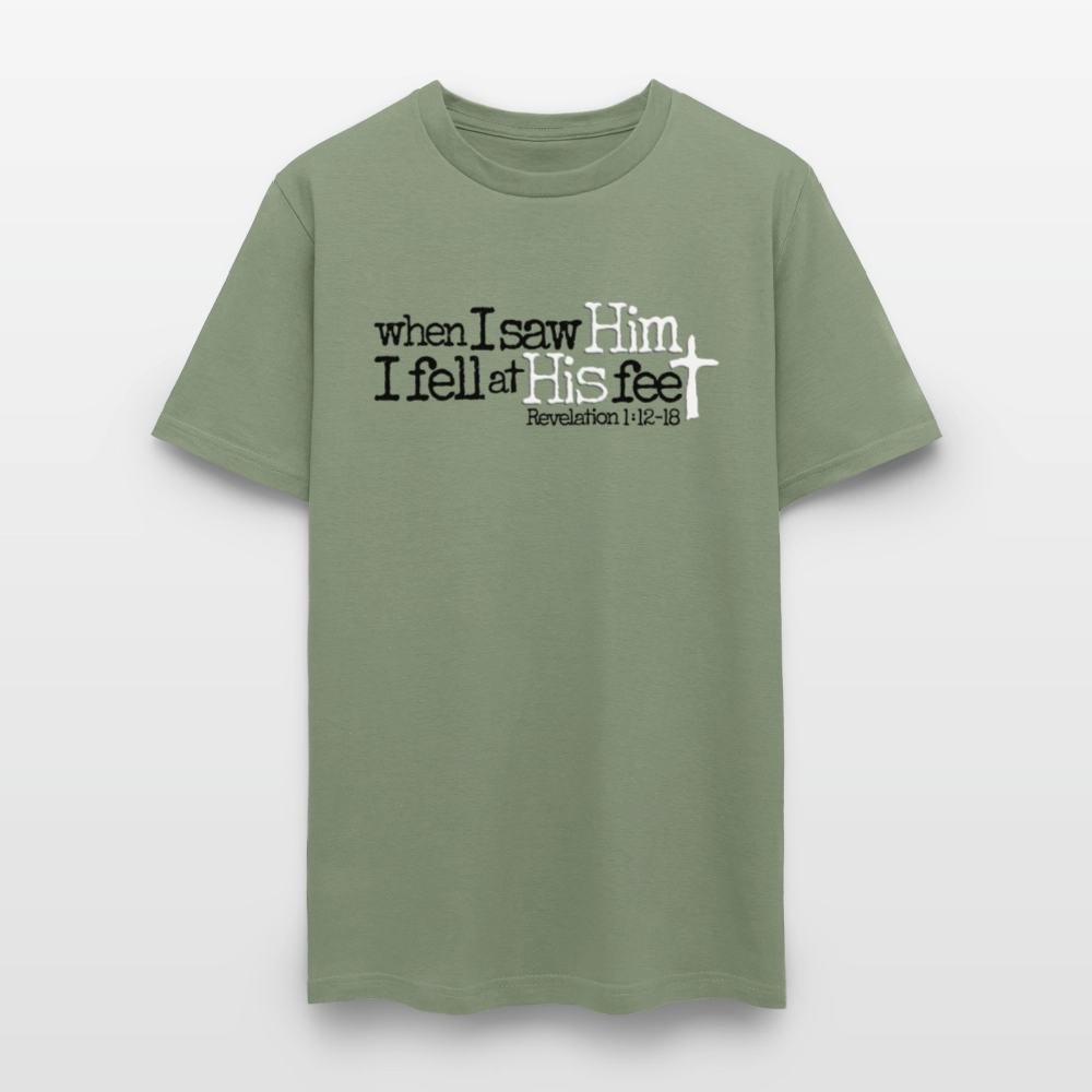 I Fell at His Feet - military green