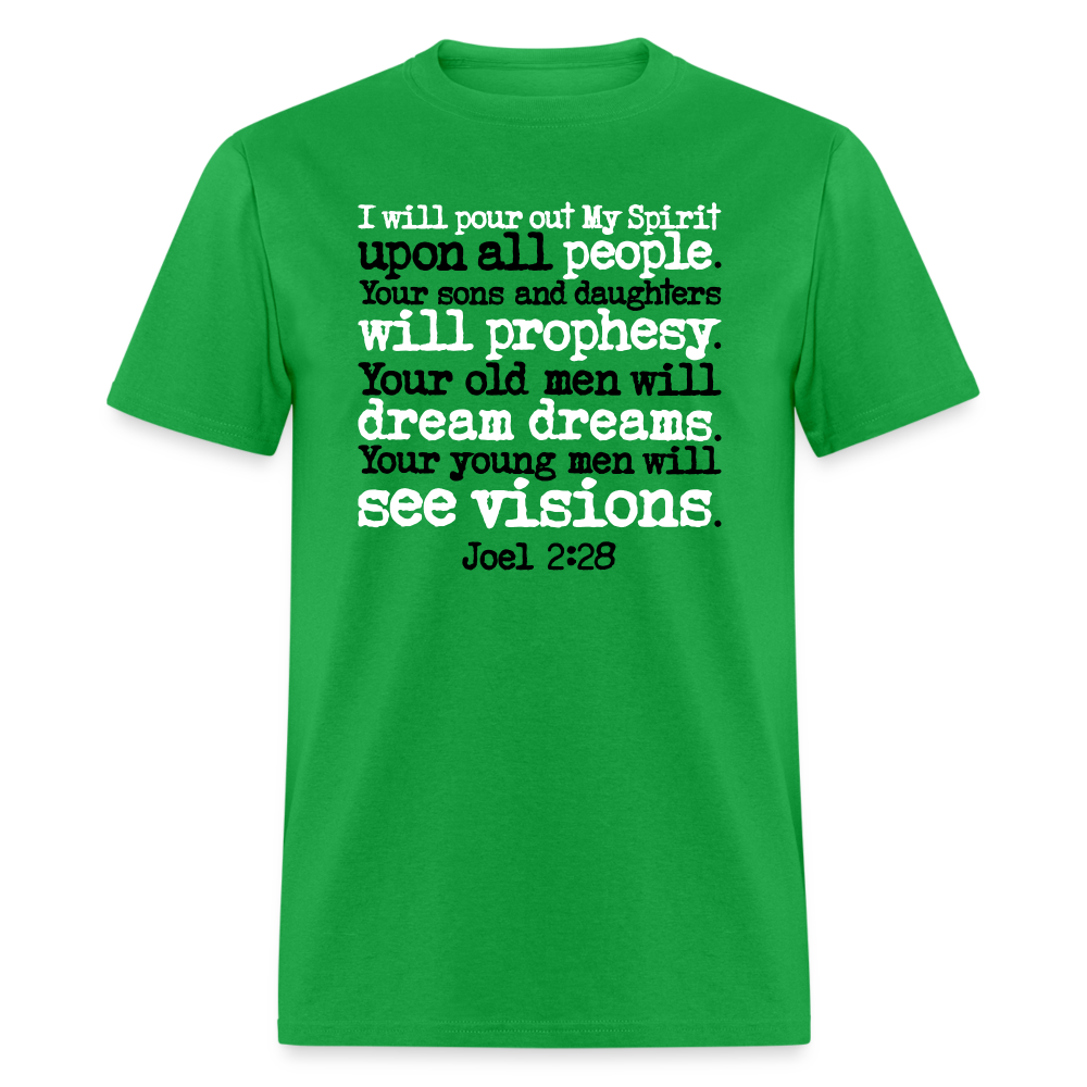 I Will Pour Out My Spirit - bright green
