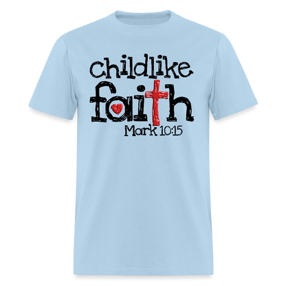 Childlike Faith - powder blue