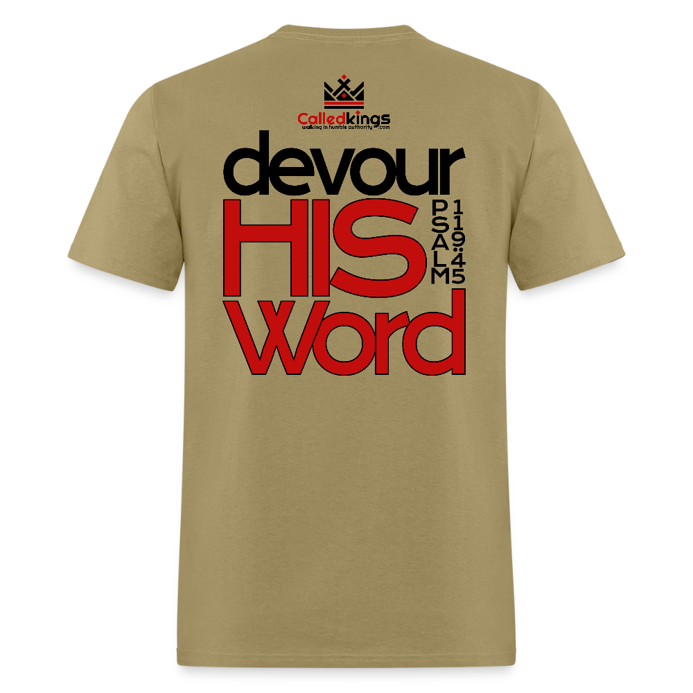 WTBSF? Devour His Word - khaki