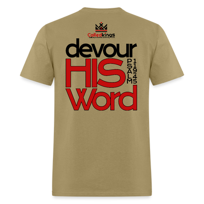 WTBSF? Devour His Word - khaki