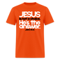Jesus Is the Answer - orange
