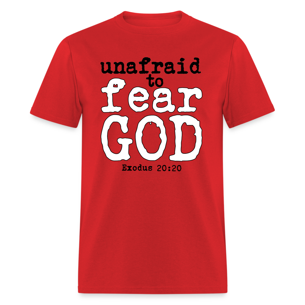 Unafraid to Fear God - red