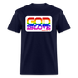 GOD is Love - navy