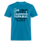 God Calls Me Regardless of My Sin - turquoise