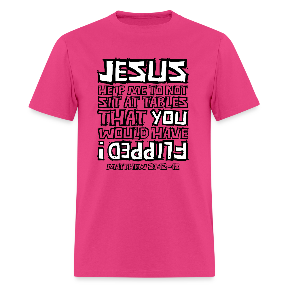 Jesus Flipped - fuchsia