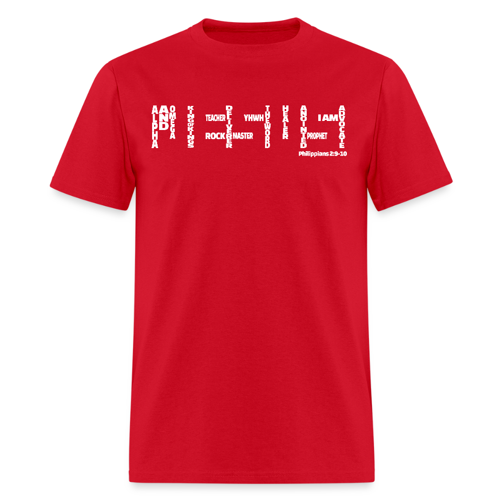 Jesus Names - red