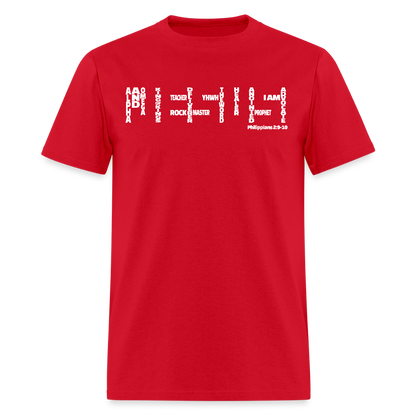 Jesus Names - red