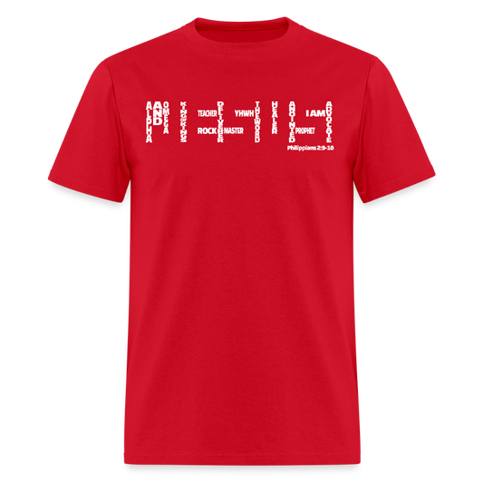 Jesus Names - red