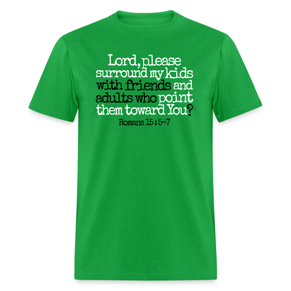 Lord, Please Surround My Kids - bright green