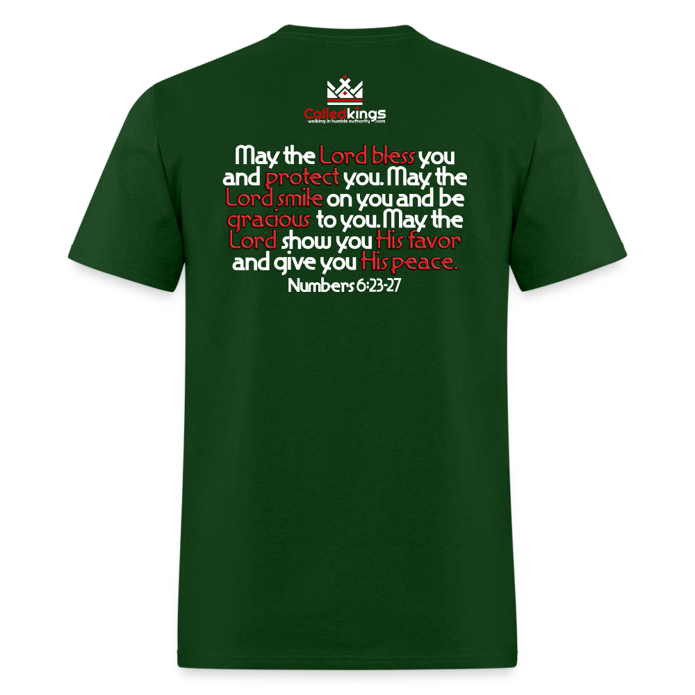 The Lord Smile On You - forest green