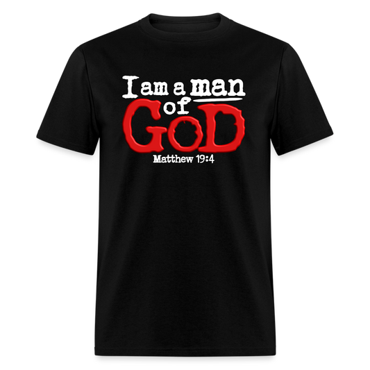 I Am a Man of God - black