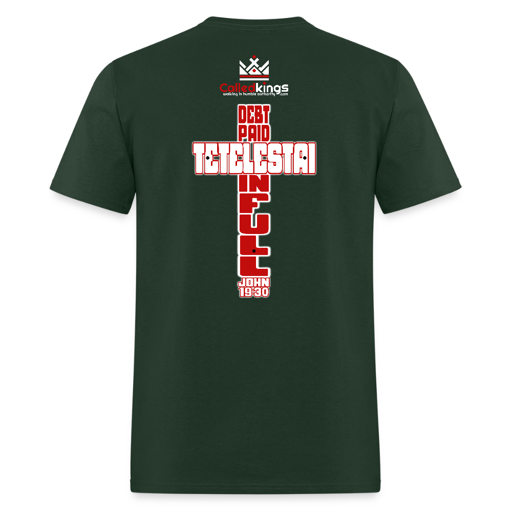 Debt Paid in Full - forest green