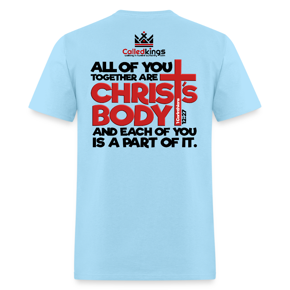 His Body His Choice - powder blue