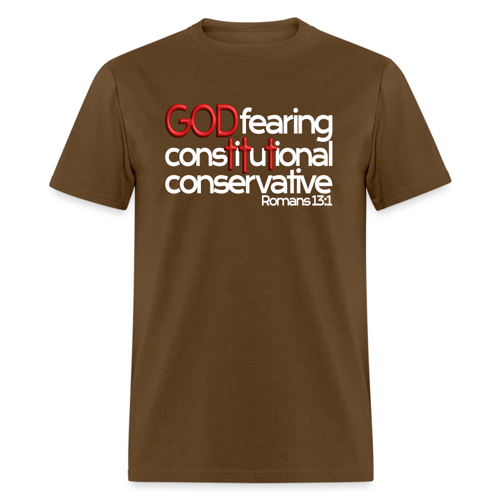God Fearing Constitutional Conservative - brown