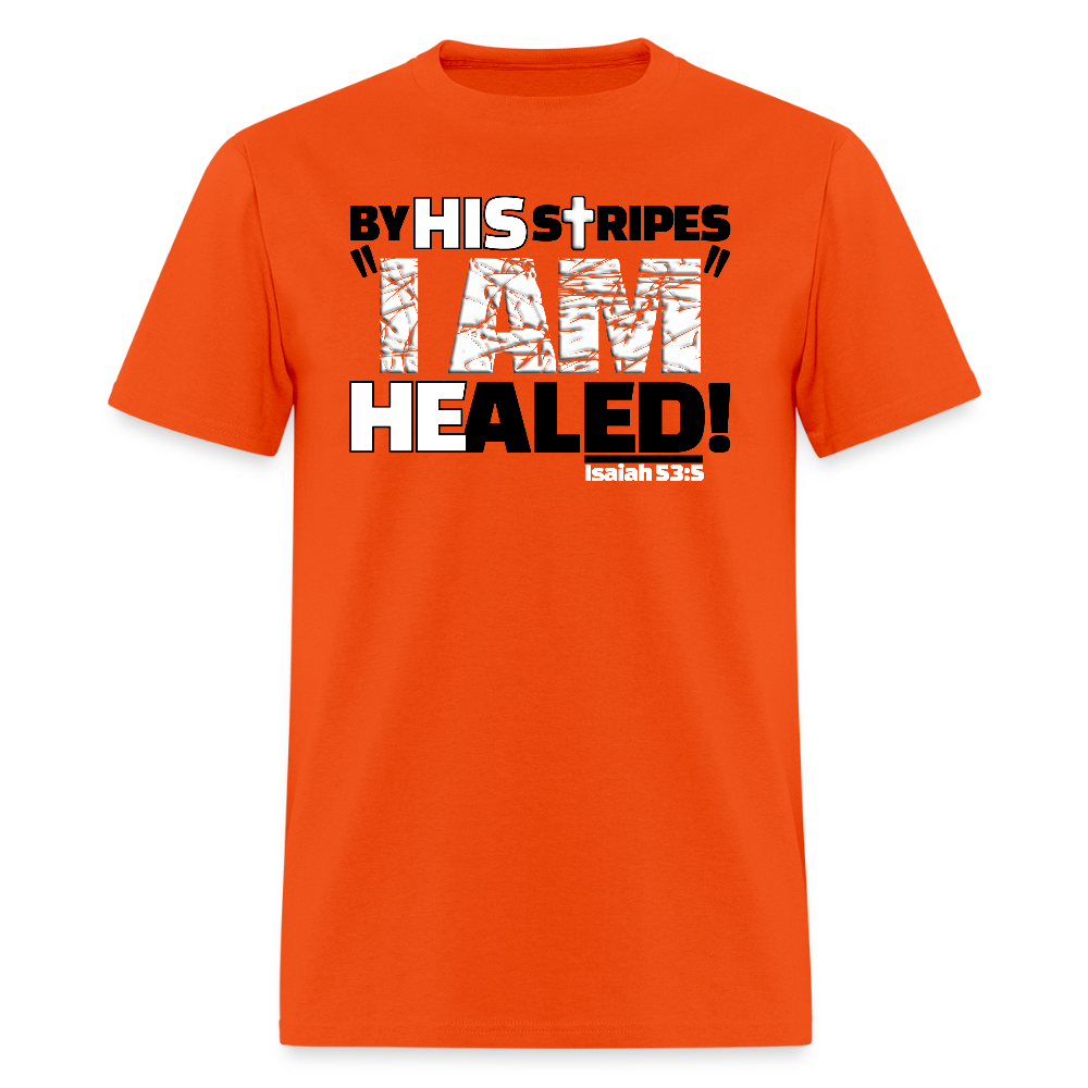 By His Stripes I Am Healed - orange