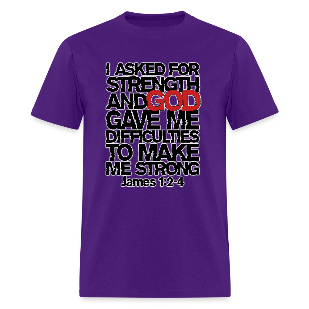 I Asked For Strength - purple