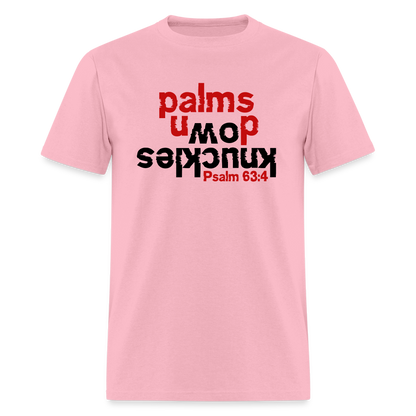 Knuckles Down Palms Up - pink
