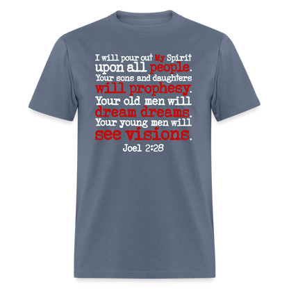 I Will Pour Out My Spirit - denim