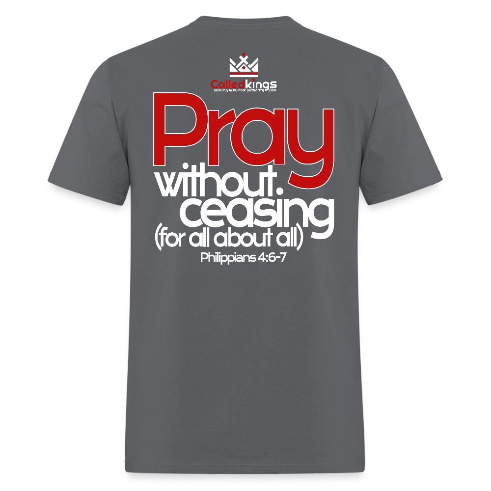 WTBSF? Pray Without Ceasing - charcoal