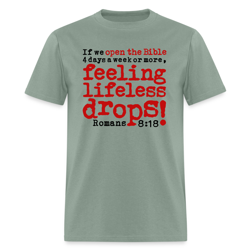 Open Bible Feeling Lifeless Drops - sage